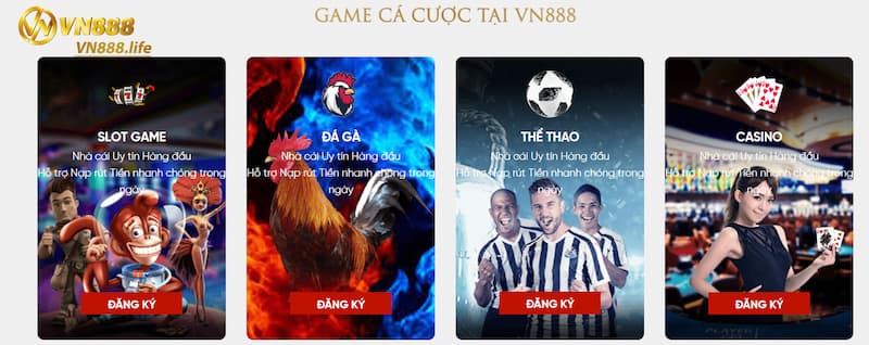 Đa dạng loại hình game cá cược