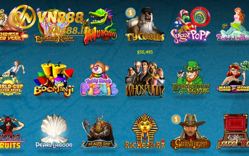 Kho tàng slot game rất đa dạng, phong phú