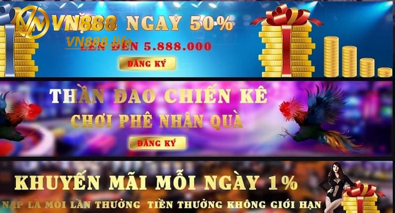 Ưu đãi ngập tràn khi đăng nhập vn888